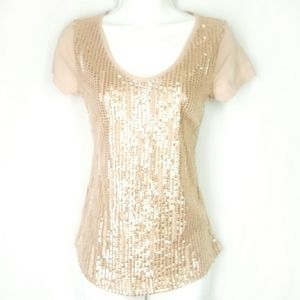 Ann Taylor Loft blouse, sequenced top, size Xsmall